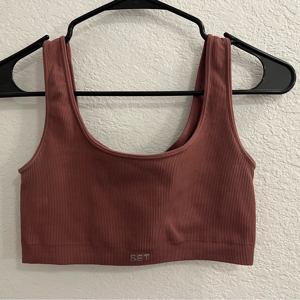 Set Active Box Cut Bra